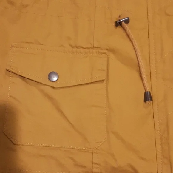 Mustard lightweight coat with hood - Picture 5 of 13